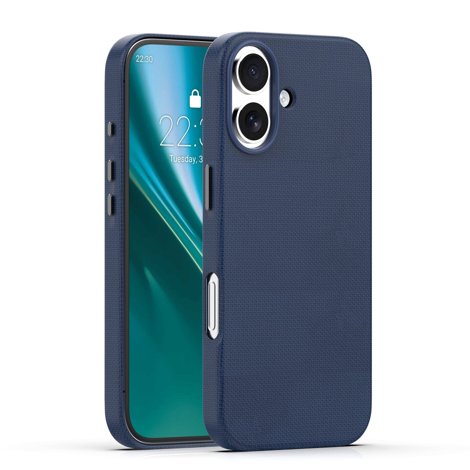 Elegantné puzdro Etteri Mag pre iPhone 16 6,1" tmavomodrá