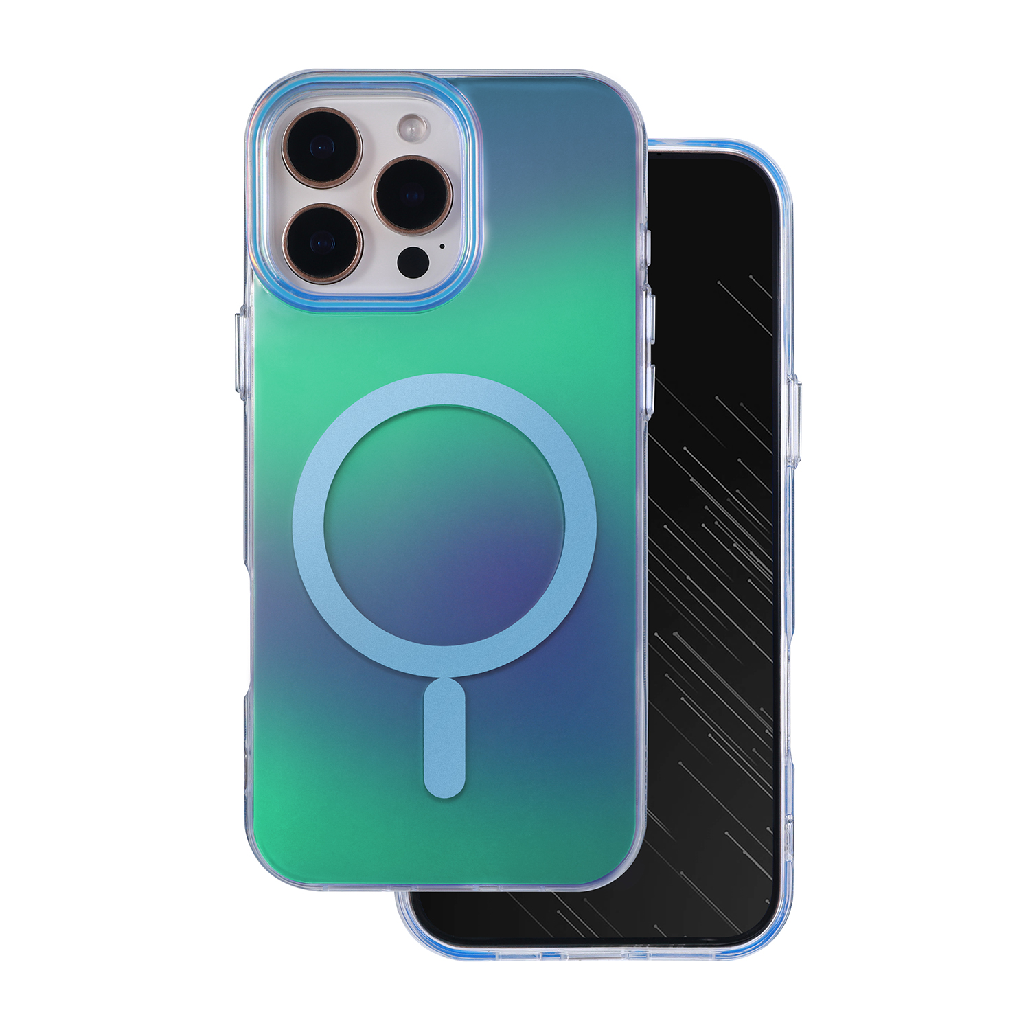 Obal Tecto Shield Aurora pre iPhone 16 Pro Max 6,9" modrá