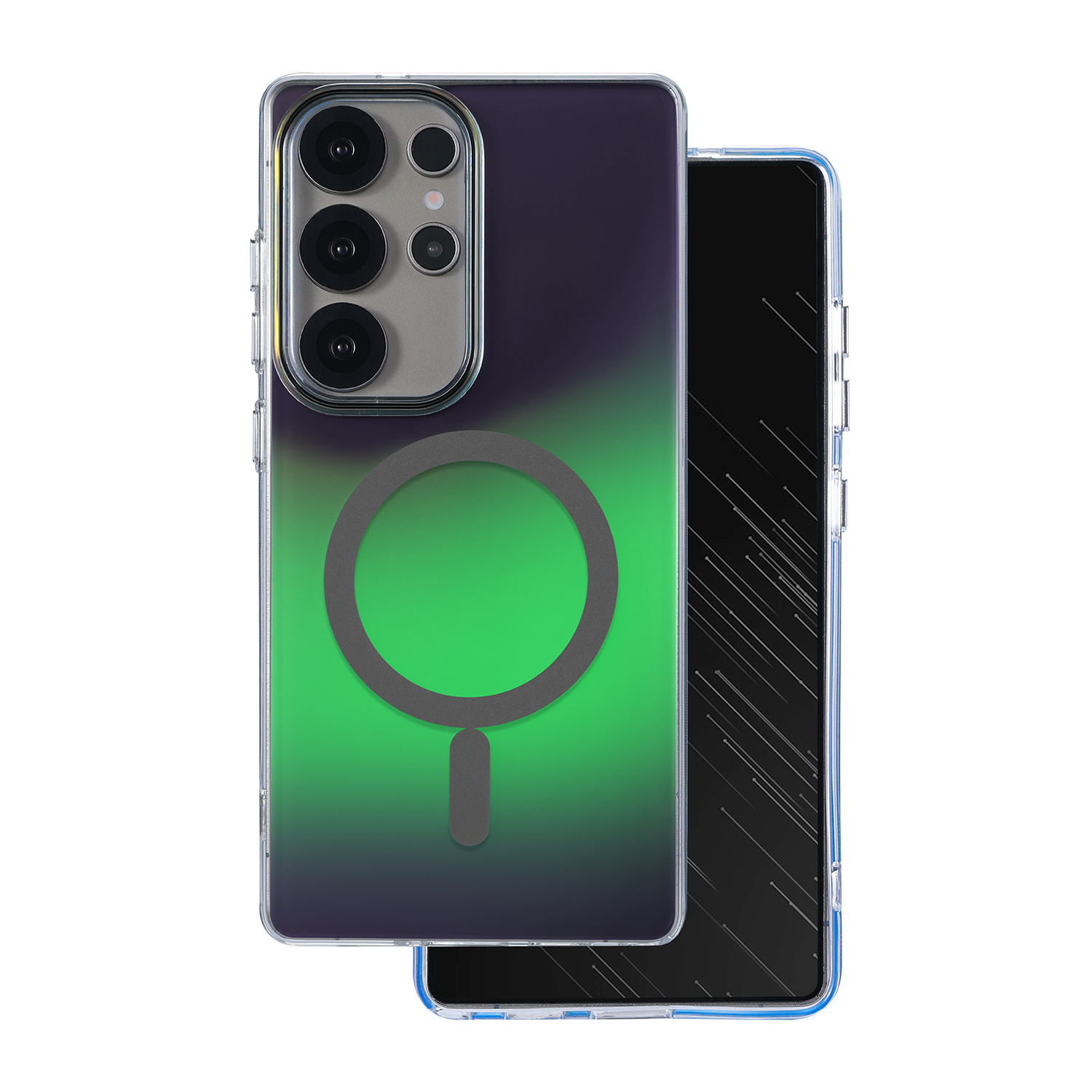 Puzdro Tecto Shield Aurora pre Samsung Galaxy S25 Ultra sivá