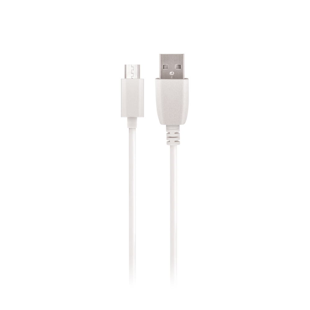 Maxlife kábel USB - microUSB 1,0 m 3A biely OEM001515