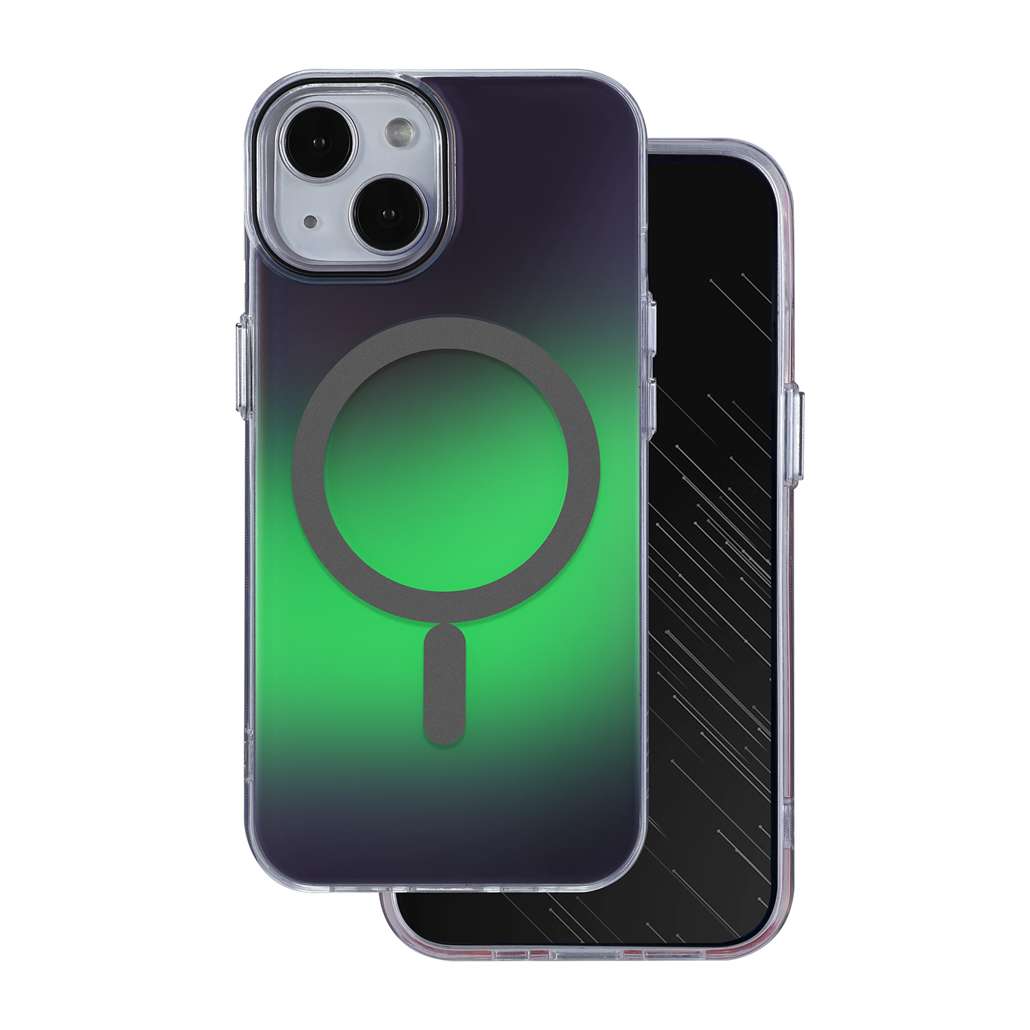 Puzdro Tecto Shield Aurora na iPhone 15 6,1" sivé
