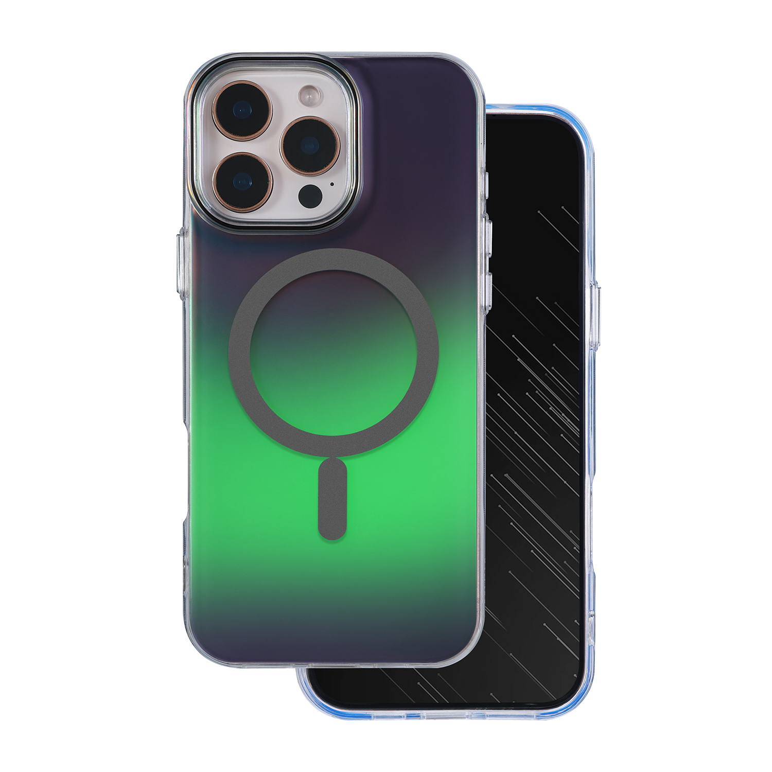 Puzdro Tecto Shield Aurora pre iPhone 16 Pro Max 6,9" sivá