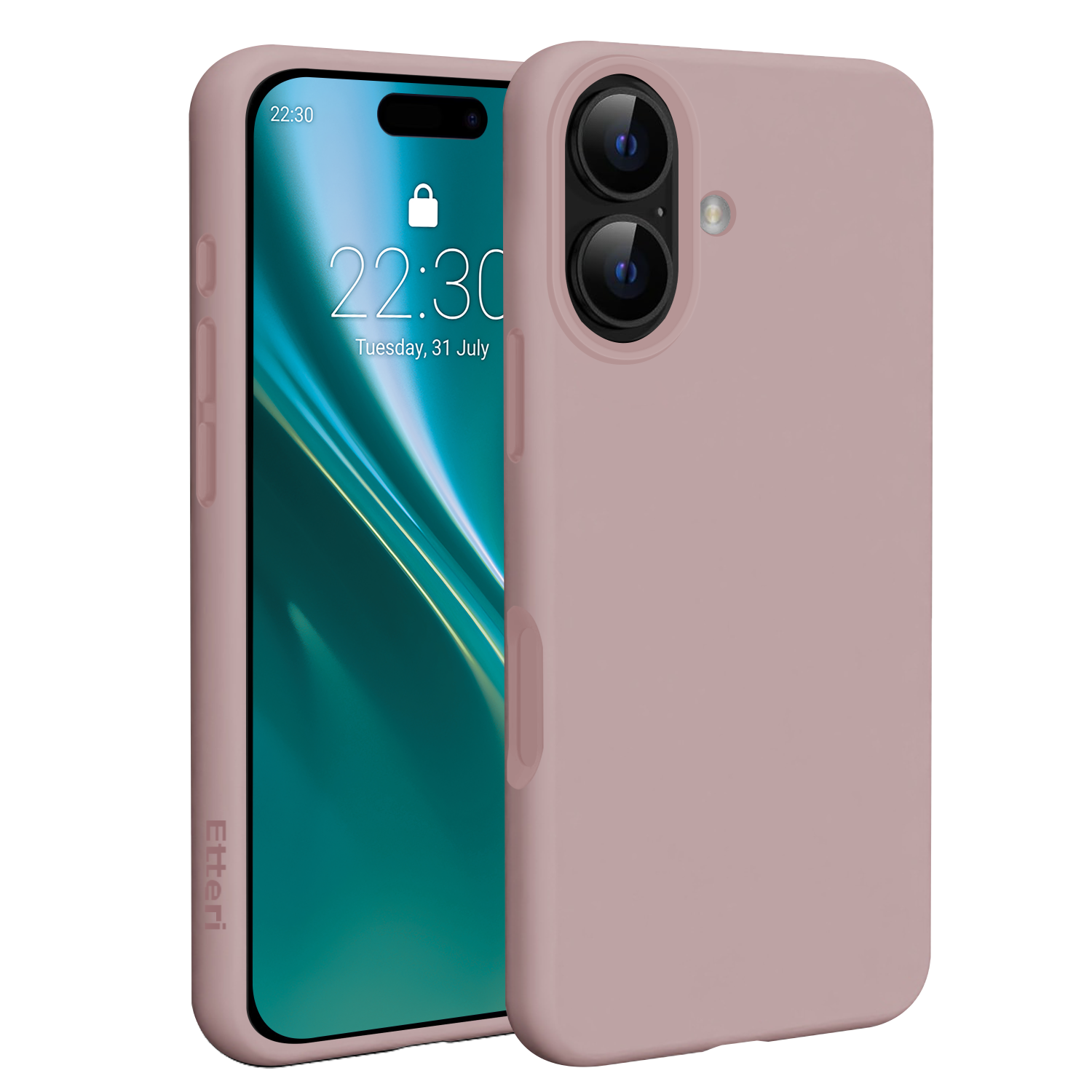 Etteri Silicone Mag puzdro pre iPhone 17 svetloružová