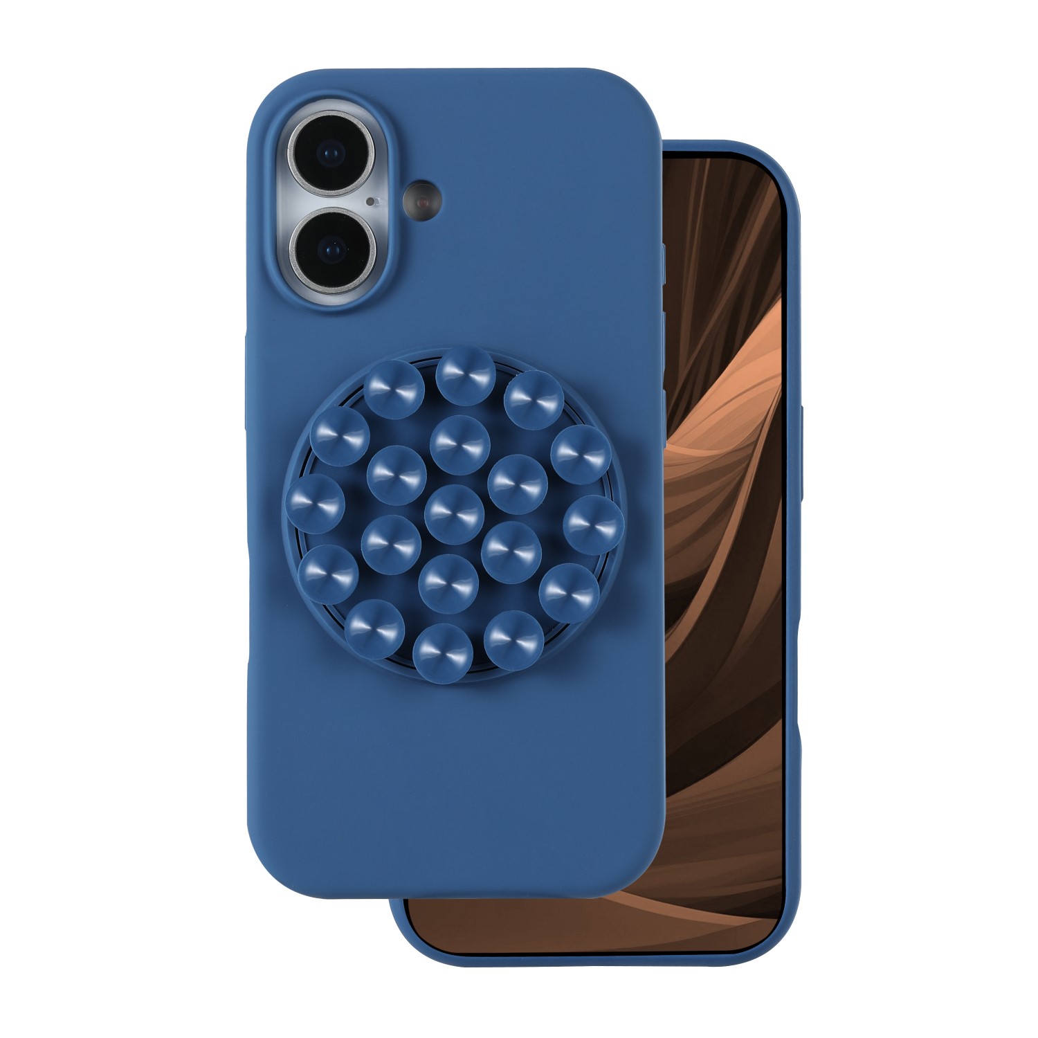 TFO Puzdro Silicone Stick pre iPhone 16 6,1" modrá