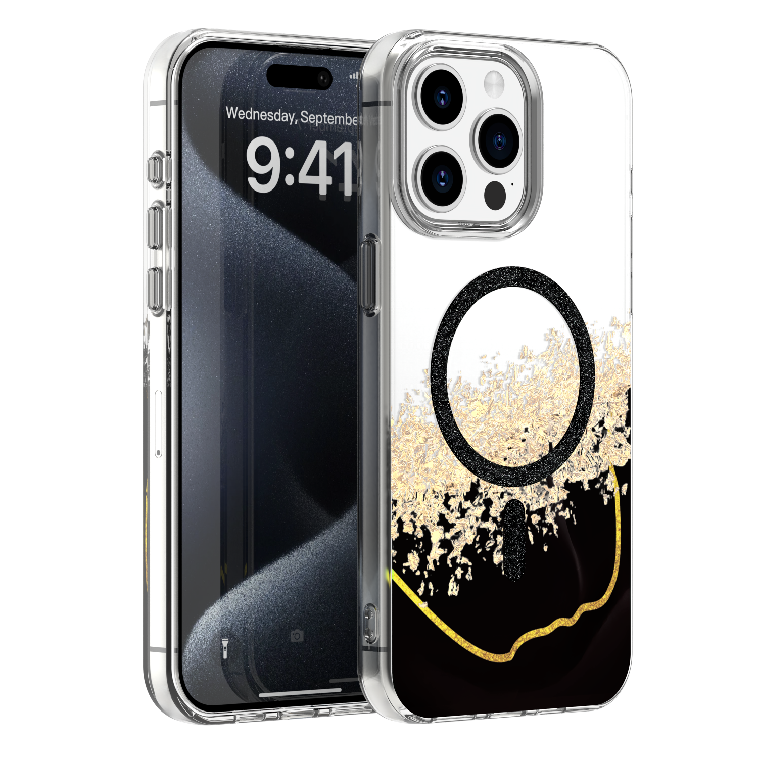 TFO Epoxy Mag puzdro pre iPhone 15 Pro 6,1" čierna