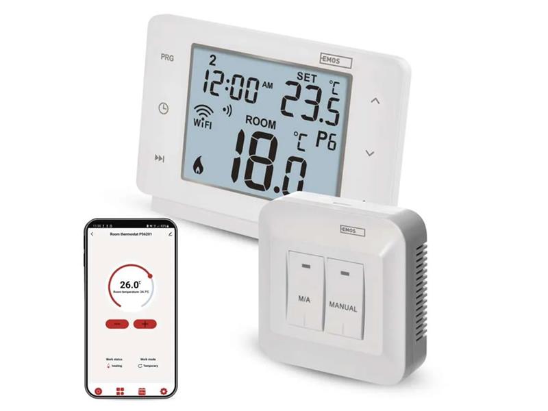 GoSmart termostat EMOS P56211 bezdrôtový WiFi Tuya