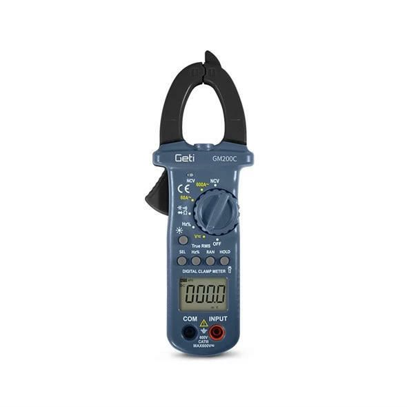 Multimeter GETI GM200C klešťový