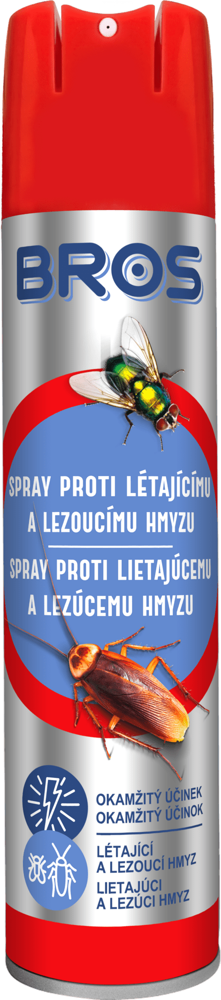 04594 Bros Sprej proti lietajúcemu a lezúcemu hmyzu 400 ml T00037779