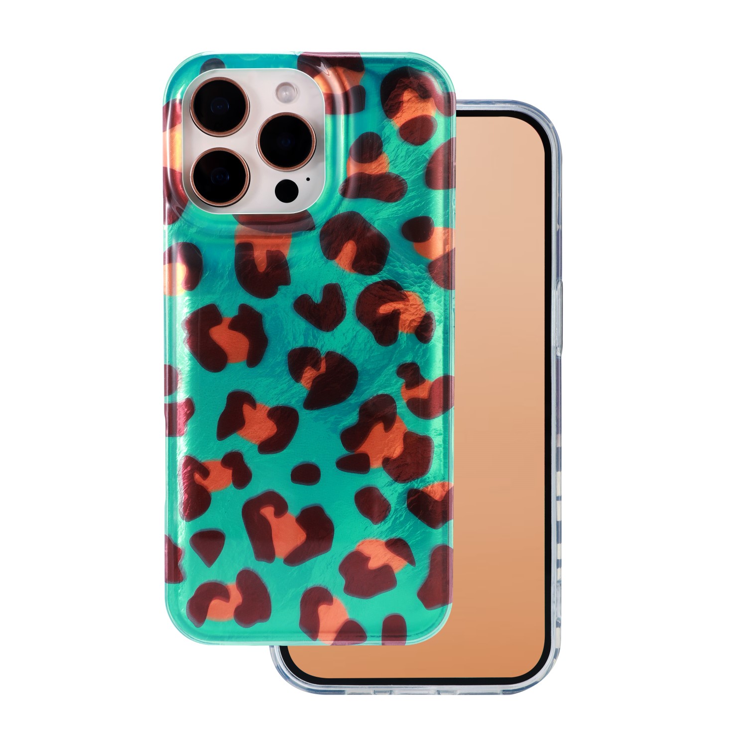 TFO Puzdro so zvieracím vzorom pre iPhone 15 Pro 6,1" Crazy Cheetah