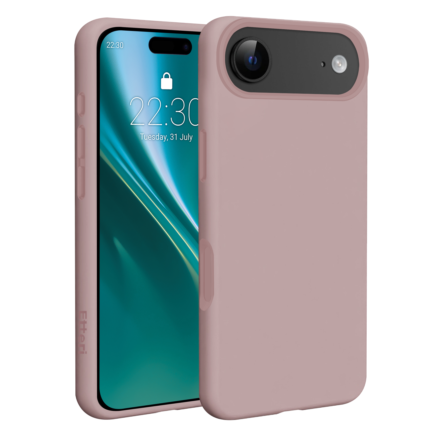 Etteri Silicone Mag puzdro pre iPhone 17 Air svetloružové