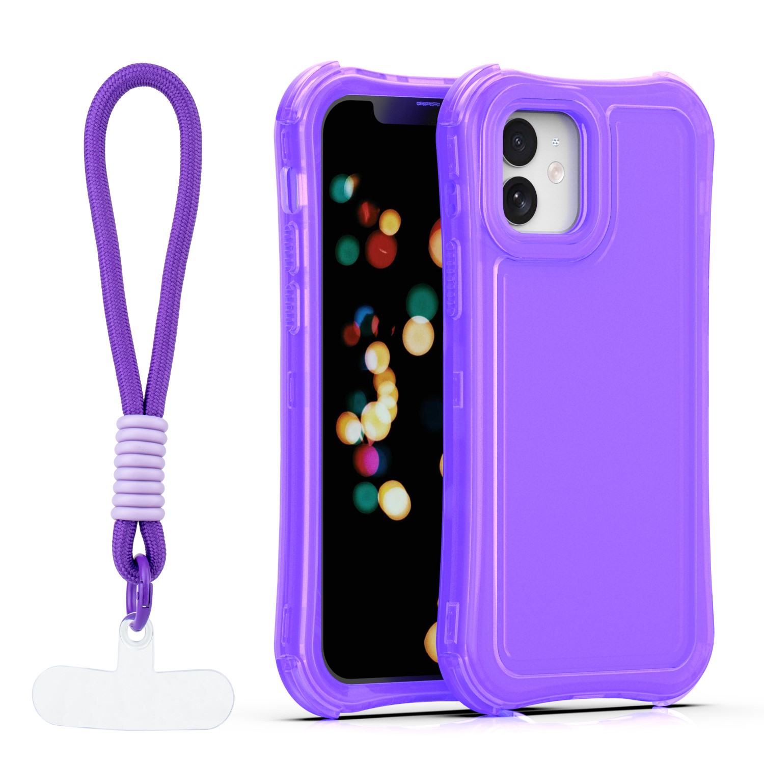 TFO Puzdro Safepop s popruhom pre iPhone 12 / 12 Pro 6,1" fialové