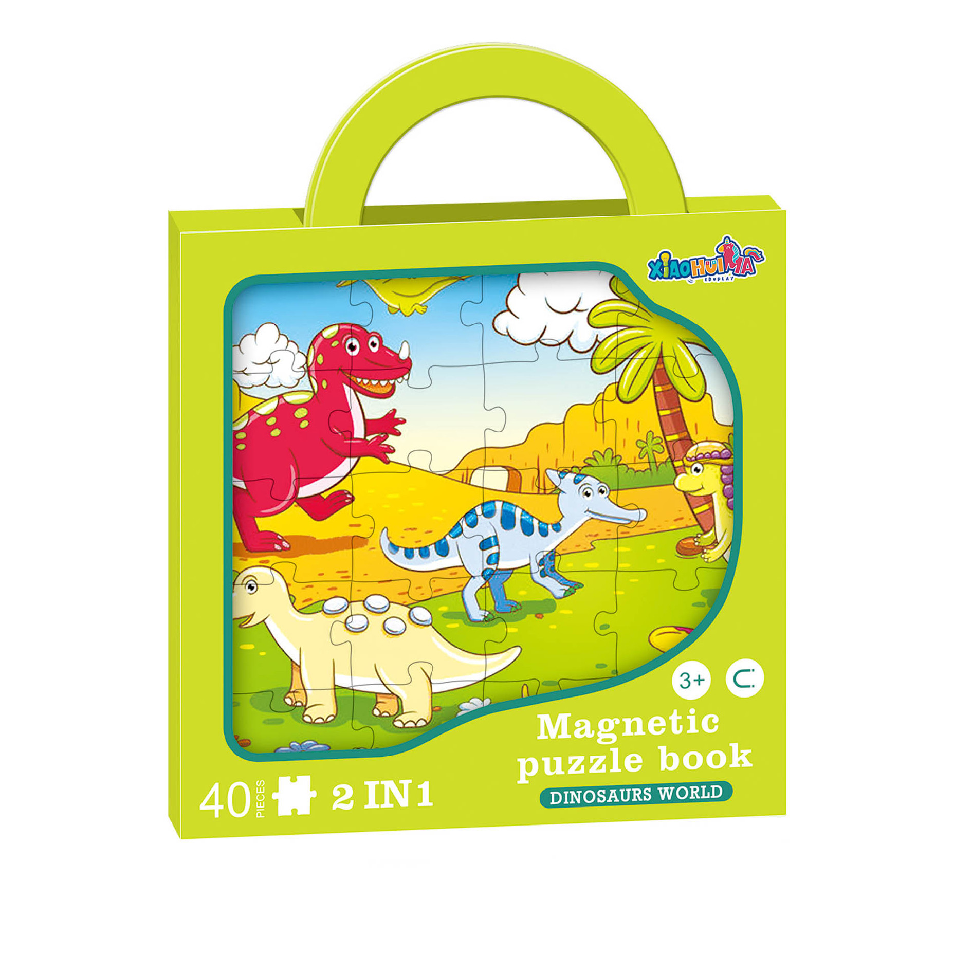 RAPPA Puzzle magnetické - dinosaury