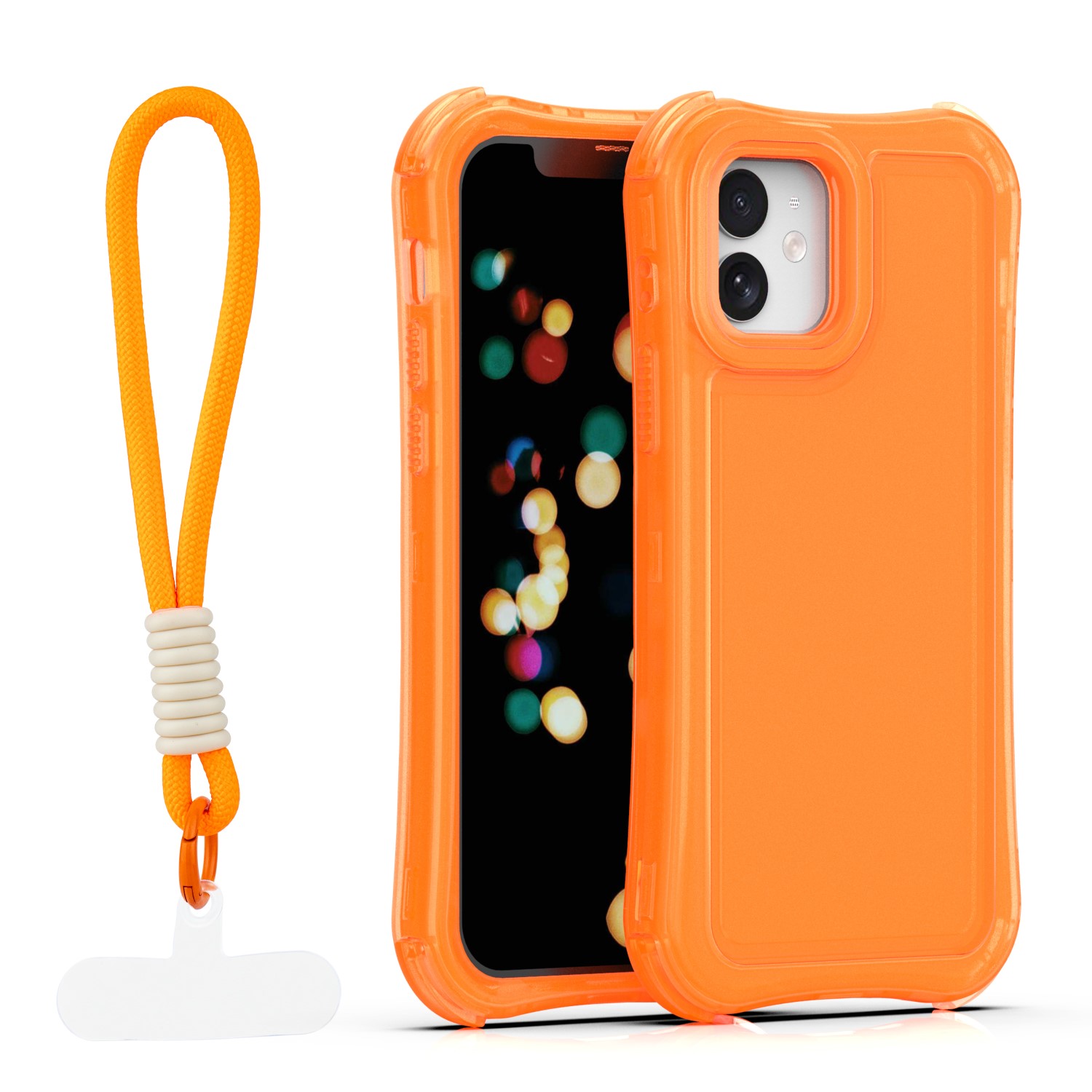 TFO Puzdro Safepop s popruhom pre iPhone 12 / 12 Pro 6,1" oranžové