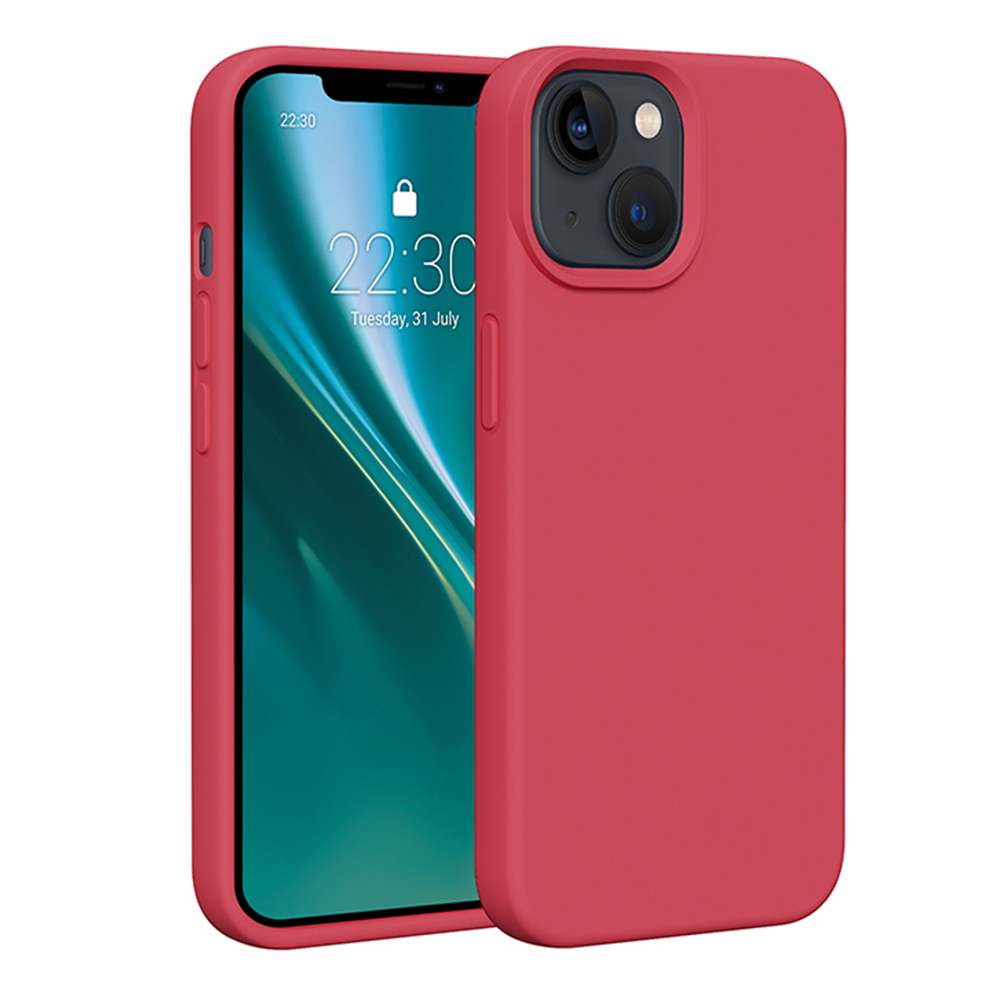 Etteri silikónové puzdro pre iPhone 14 6,1" malinová
