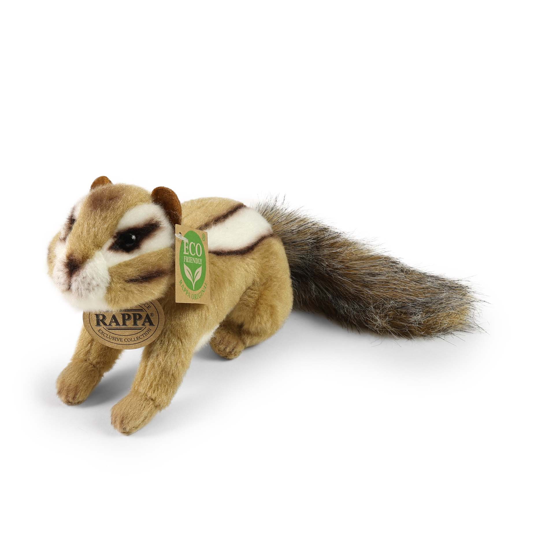 RAPPA Plyšový čipmank 17 cm ECO-FRIENDLY