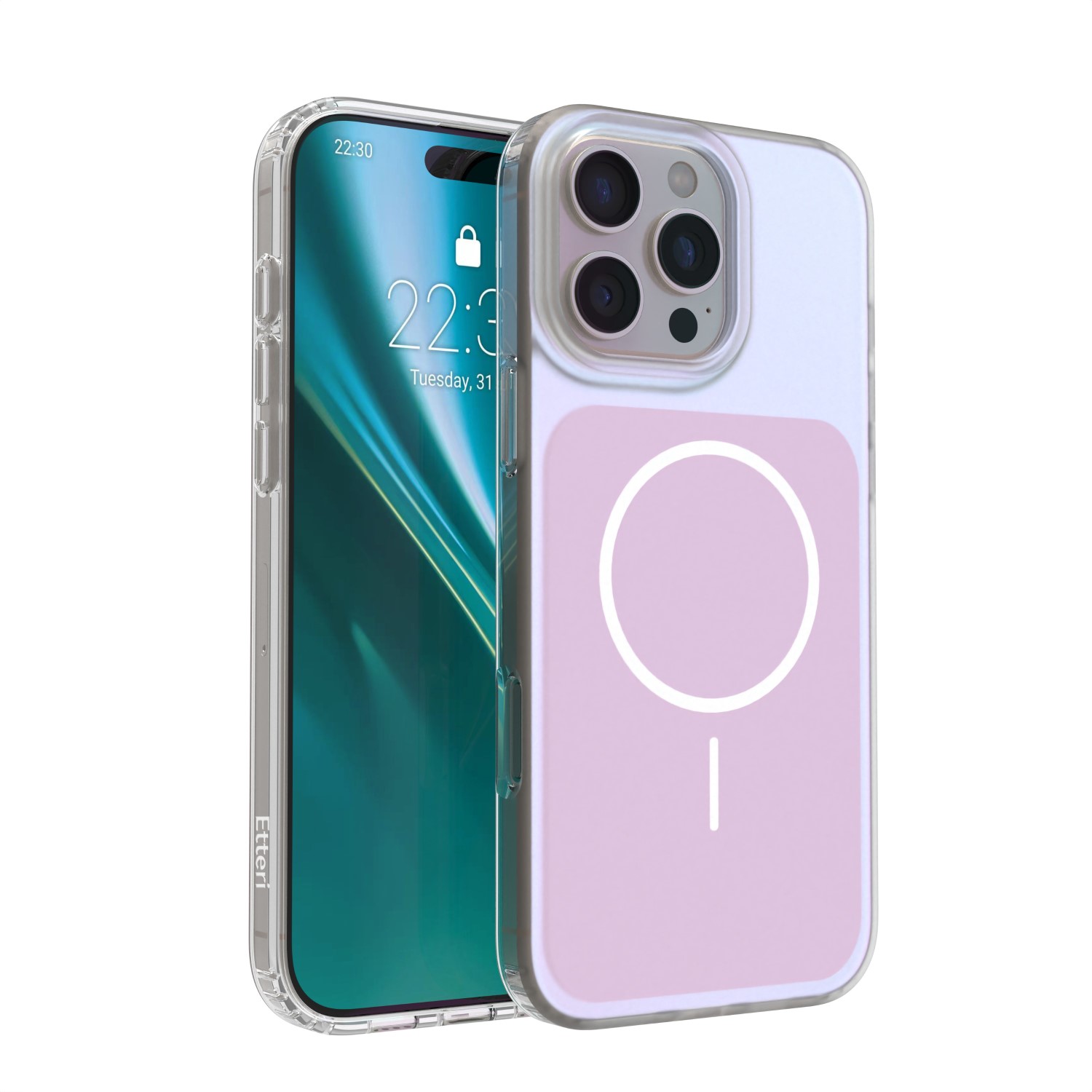 Puzdro Etteri Hidden Pearl pre iPhone 16 Pro Max 6,9" ružové