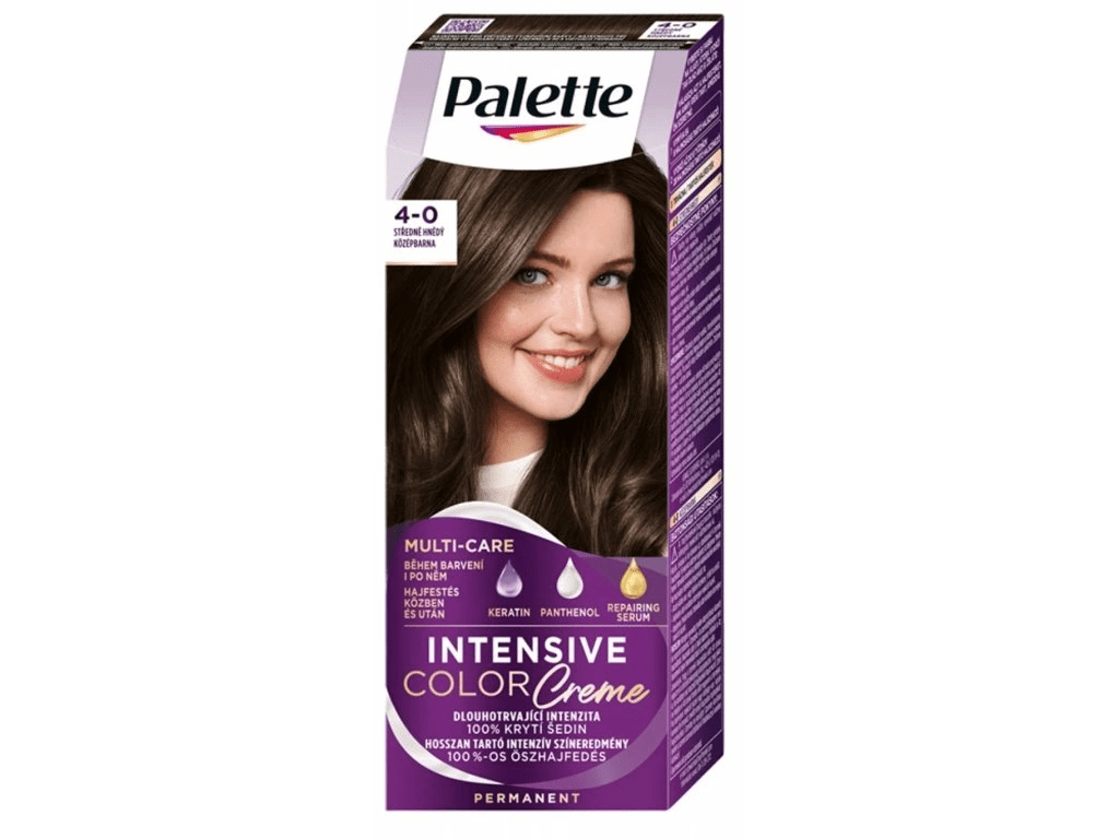 Palette Intensive Color Creme 4-0 (N3) Stredně hnedý 50 ml T00036716