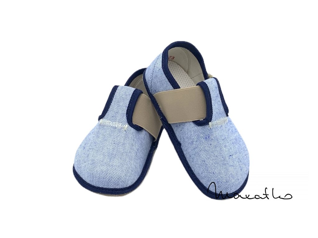 Pegres Barefoot BF01 Modré - Papuče