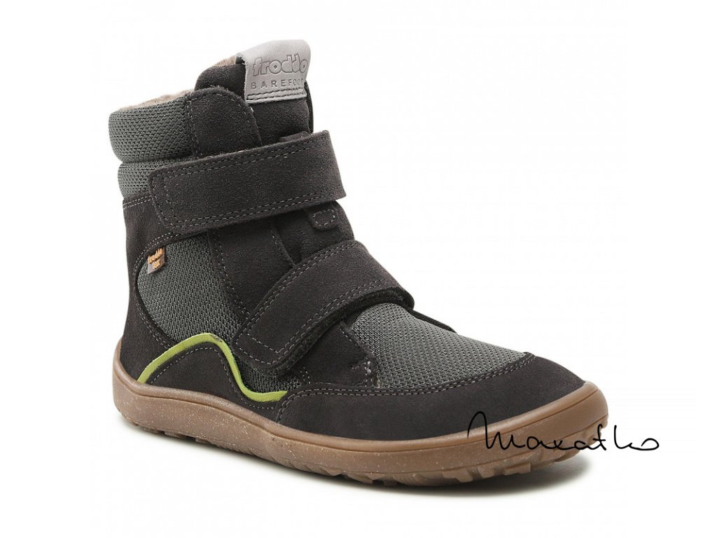Froddo Barefoot Winter TEX Grey G3160189 - Zimné topánky