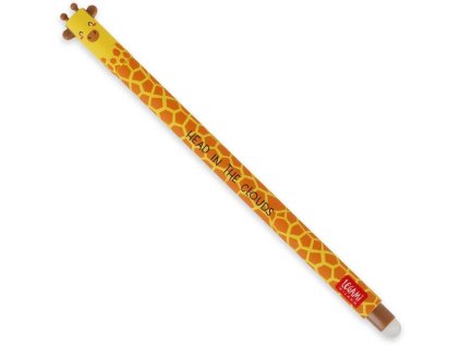 Gumovacie pero Legami Erasable Gel Pen Giraffe - Black