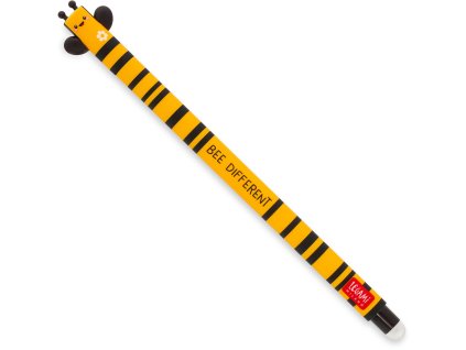 Gumovacie pero Legami Erasable Gel Pen  Bee - Black