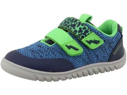 Lurchi Barefoot Benny Blue Lime - Tenisky