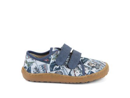 Froddo Barefoot Canvas Light Blue G1700440-16 - Tenisky