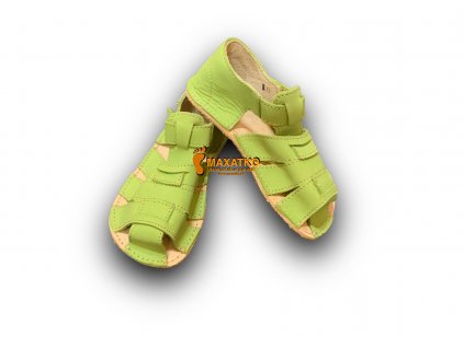 OrtoPlus/OkBarefoot - Palm- D201/G - Zelené - Sandálky