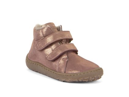 Froddo Barefoot Winter Furry Pink/Gold G3110252-11K - Zimné topánky