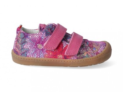 KOEL4kids Bernardo fuchsia flower - Celoročné topánky