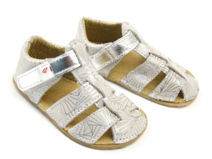 EF Barefoot Bialy Fantazja - Sandálky