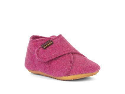 Froddo Barefoot Prewalkers Wooly Fuxia - Papuče