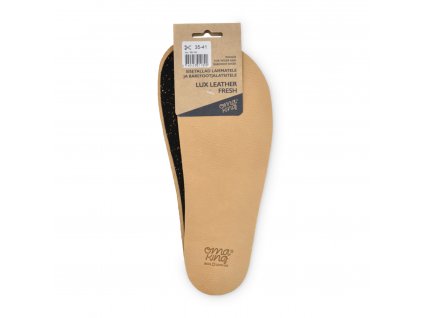 OmaKing Barefoot vložky do topánok Lux Leather Fresh
