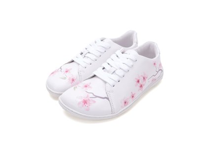 Stitch & Walk White Flower S088-51222 - Celoročné topánky