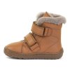 Froddo Barefoot Furry Boot Cognac G3160248 - Zimné topánky