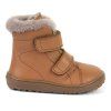 Froddo Barefoot Furry Boot Cognac G3160248 - Zimné topánky