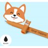 Gumovacie pero Legami Erasable Gel Pen Corgi - Black