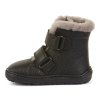 G3160248 4 Froddo Barefoot Furry Boot Black G3160248-4 - Zimné topánky