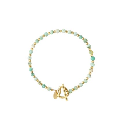 Náramek Heart Lock Turquoise