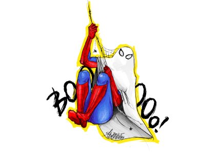 Spidey - Ghost print