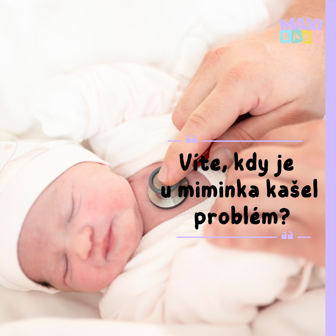 Kdy je kašel u miminka problém?
