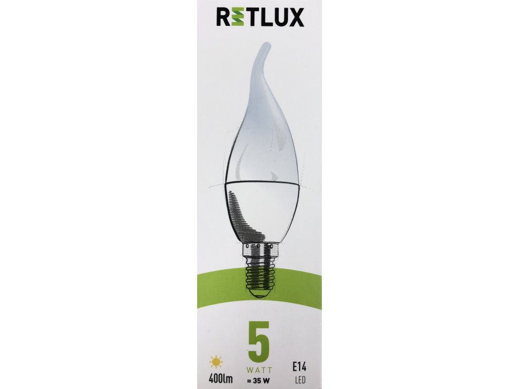 RLL 263 C35 E14 LED RETLUX
