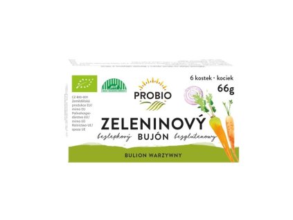 Bujón zeleninový - kostky 6 x 0,5 l 66 g BIO PROBIO