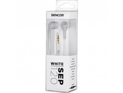 SEP 120 WHITE SLUCHÁTKA SENCOR