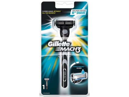 Gillette Mach 3 holící strojek + 1 hlavice