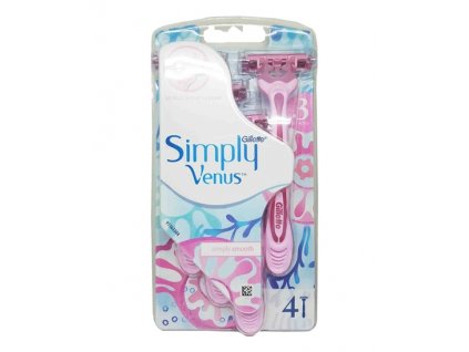 0018504 gillette venus simply3 kadin tiras bicagi 4lu yeni blister paket 550