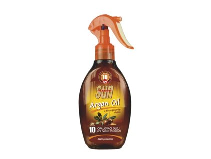 sun opalovaci olej s arganovym olejem of 10 rozprasovaci 200 ml 33733