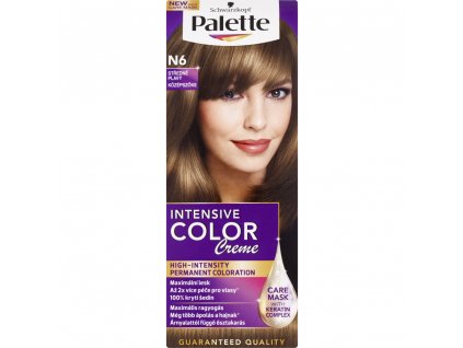 Schwarzkopf Palette Intensive Color Creme, barva na vlasy, N6 středně plavá, 50 ml