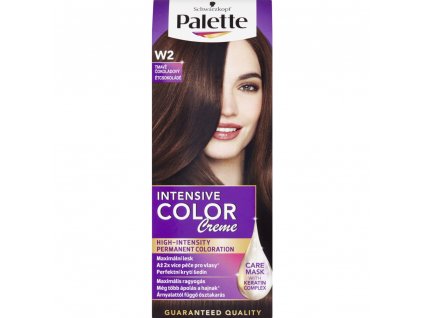 Schwarzkopf Palette Intensive Color Creme, barva na vlasy,W2 tmavě čokoládová, 50 ml