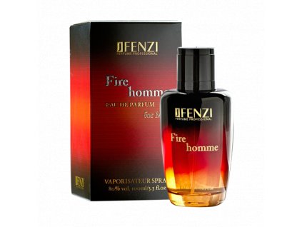 JFENZI FIRE HOMME for MEN EDP Pánská lesní dřevitá svěží parfémová voda 100ml